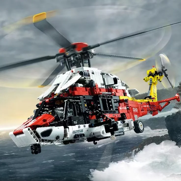 2022 новый спасательный вертолет H175, развивающий конструктор, совместимый с 42145 игрушками для мальчиков, подарками для детей
