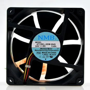 Для NMB 4715KL-05W-B49 24V 0.46A 12038 3-проводный вентилятор охлаждения 12 см