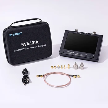 Векторный сетевой анализатор SV4401A 50 кГц-4,4 ГГц с 7-дюймовым Большим Экраном, Динамический НаноВНА 100 дБ