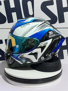 Мотоциклетный шлем SHOEI X14 X-Spirit III HP4, Полнолицевый шлем X-Четырнадцать, спортивный гоночный шлем белого муравья