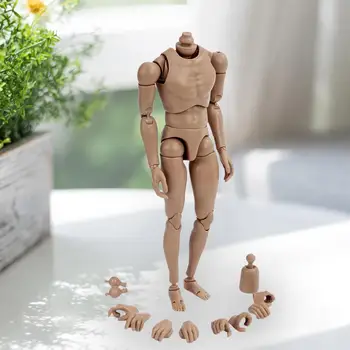 Мужская фигурка-кукла в масштабе 1/6 с 10 сменными руками, эскиз человеческого тела, модель для художников, орнамент, украшения, дисплей