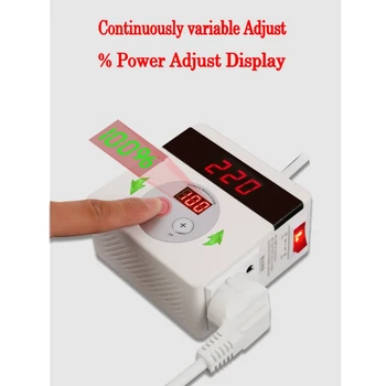 Светодиодный цифровой AC 220V 4000 Вт SCR, электронный регулятор напряжения, регулятор температуры, регулятор скорости, Затемняющий Диммер, термостат