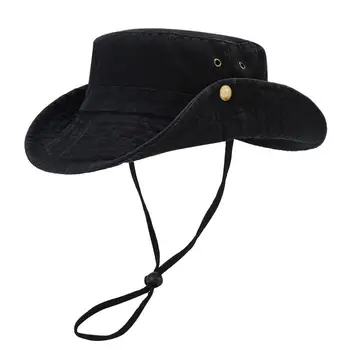 Хлопковая однотонная панама, рыбацкая шляпа, солнцезащитная кепка для путешествий на открытом воздухе для мужчин и женщин 114