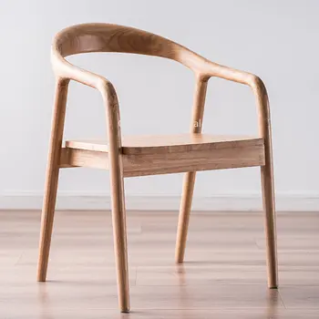 Современные офисные стулья в стиле ретро с откидной спинкой Accent Nordic Роскошные Игровые Стулья из дерева Sillas De Comedor Мебель для гостиной WYH