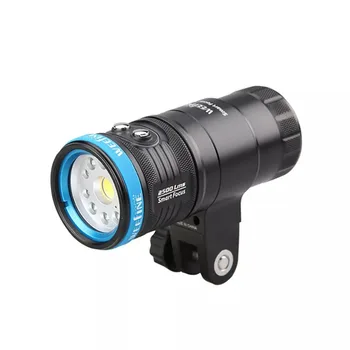 WEEFINE WF078 Smart Focus с видеосветкой на 2500 люмен для подводной фотосъемки, видеолампы для подводного плавания