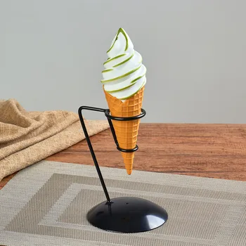 Имитационная модель хрустящего мороженого Искусственная Поддельная пластиковая модель мороженого поддельные образцы продуктов Питания Реквизит для Фотосъемки Украшение На Заказ