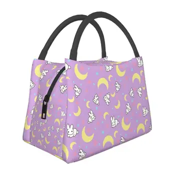 Женская сумка для ланча с изоляцией Usagi, герметичный кулер Sailors Moon, Термосумка для ланча, Офисная сумка для пикника и путешествий