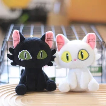 12 см Suzume No Tojimari Плюшевая Игрушка Daijin Cat и Sadaijin Black Cat Плюшевая Мягкая Кукла-Животное Подарок на День рождения для Маленьких Детей