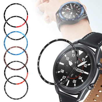 Модный чехол Galaxy watch3 Безель Кольцо 45 мм 41 мм для Samsung Galaxy watch 3 41 45 мм Безель Петля крышка Защитный чехол Аксессуары