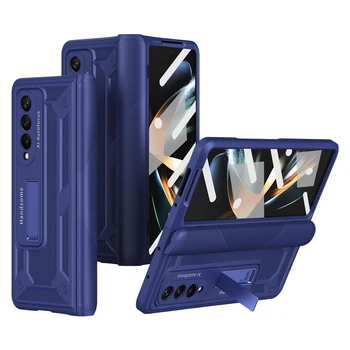 Сильная Защита Телефона Coque Case для Samsung Galaxy Z Fold 4 Fold3 Fold2 Fold4 Fold5 Fold 5 3 2 5G Zfold3 Пленка Из Закаленного Стекла