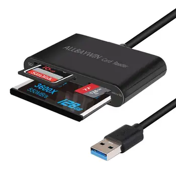 USB 3,0 Устройство чтения SD-карт USB Устройство Чтения Карт памяти Writer Адаптер Компактной Флэш-карты для CF/SD/TF Micro SD /Micro Card для Wind