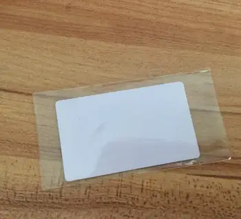 45*22 мм пластиковая визитная карточка Rfid 1k S50 из ПВХ объемом 7 БАЙТ, белая заготовка