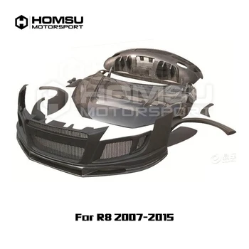 Широкие обвесы из полиуретанового материала, передний задний спойлер для R8 в стиле PPI 2012-2013, защита бампера автомобиля