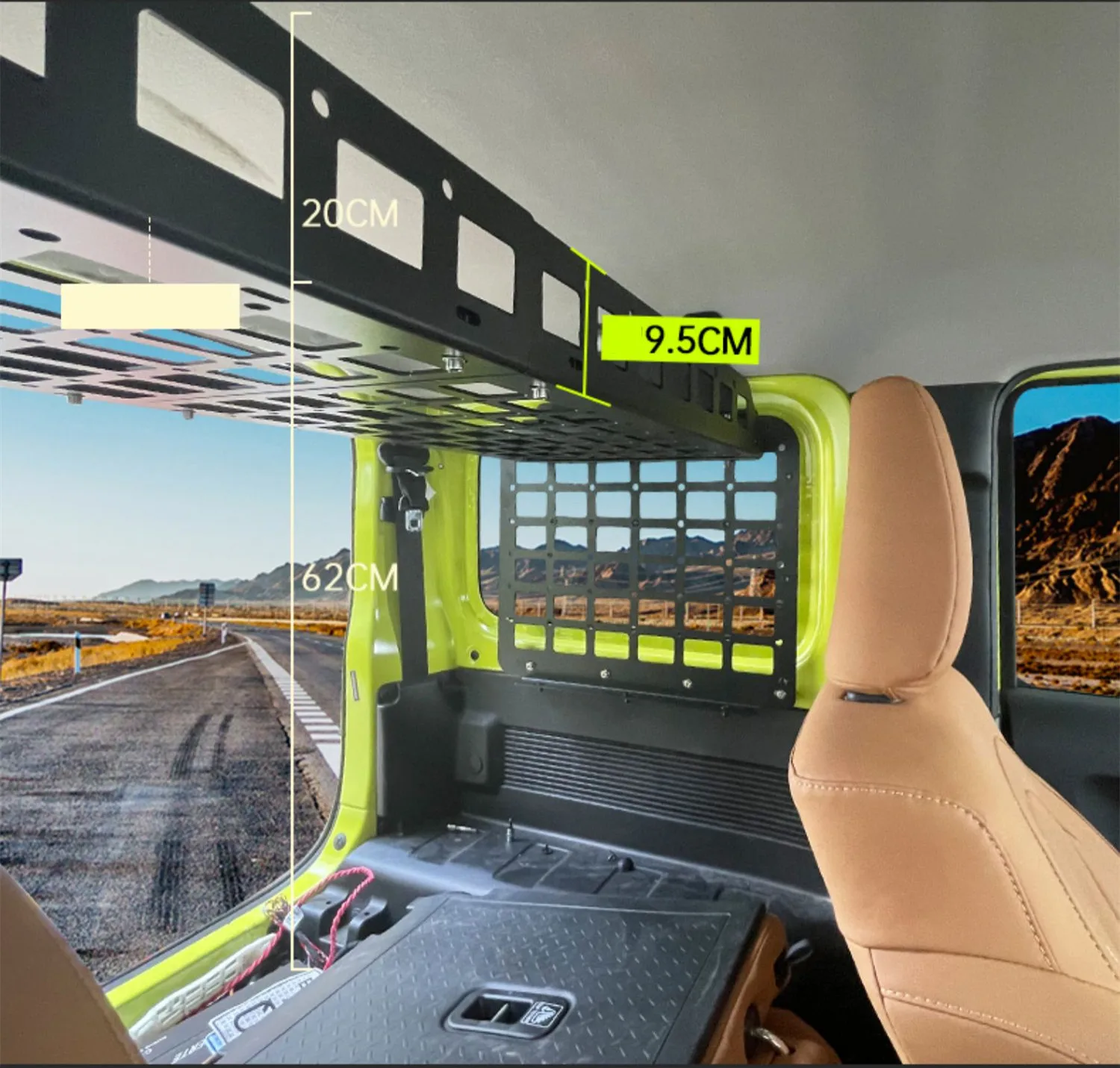 Для Suzuki Jimny JB74 2019 2020 2021 2022 2023 Модульная Панель Хранения Модификация Полки Заднего Багажника Стеллаж Для Мусора Molle panel