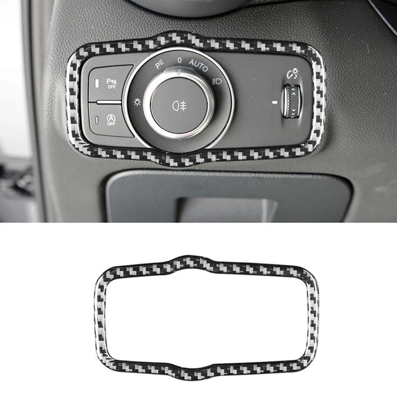 Наклейка на накладку кнопки включения автомобильных фар Наклейка на выключатель фар для Alfa Romeo Giulia 2015-2023